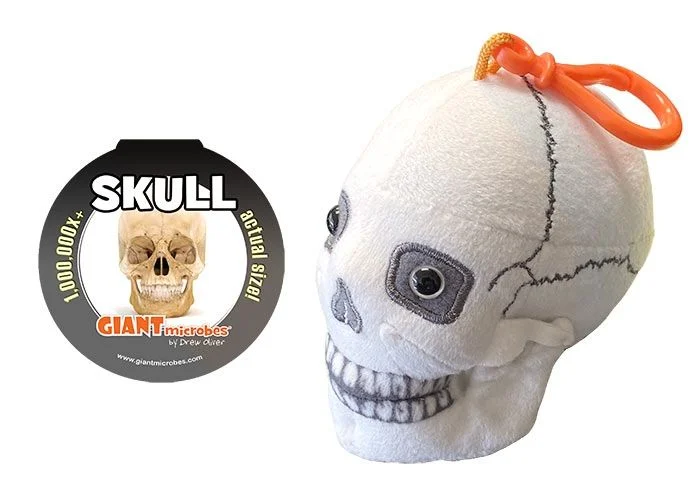 Skull Plush Key Chain